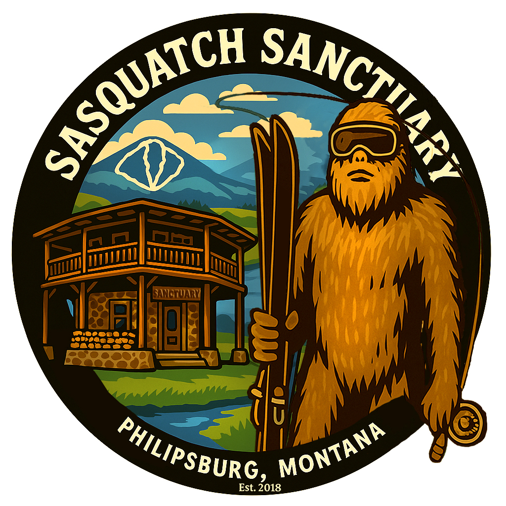 Sasquatch Sanctuary Cordwood Cabin Vacation Rental — “Rustic charm, local brews, and mountain views.” Philipsburg, Montana